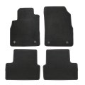 Velour Floor Mats For Chevrolet Cruze 2008 2016 Custom Fit Front And Rear Black Carpet Liners Anti Slip All Season Full Set Of 
