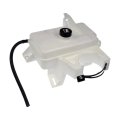 Non Pressurized Coolant Reservoir For Gmc Envoy Xl 2002 To 2006 White Plastic With Cap Replaces 15884833 And 25780737 