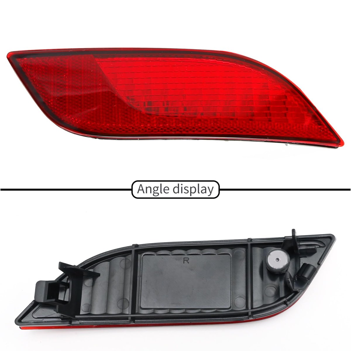 Saihisday Ch1184106 Bumper Reflector Rear Drive Right Side Replacement For 2017-2021 Jeep Compass Red Replace 55112679aa