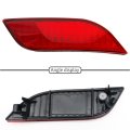 Saihisday Ch1184106 Bumper Reflector Rear Drive Right Side Replacement For 2017-2021 Jeep Compass Red Replace 55112679aa