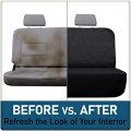 Black Quilted Rear Seat Pet Protector Universal Fit Polyester Cover 5 In X 48 5 40601adc