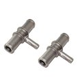 Aluminum Coolant Heater Hose Pipe Fitting Water Metal Connector 5 8 In X 16 2 Pack Model 58516ap2pcall 