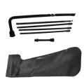 Car Spare Tire Tool Kit Wrench Lug Extension Segments Jack Hook Convenient Storage Replacement For 2007-2015 R-am 2500 3500 