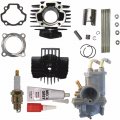 Zoom Parts Carburetor Cylinder Piston Ring Gasket Top End Kit Fits Yamaha Pw 50 Pw50 1981-2023 Years