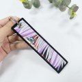 Gearcatweel 1 Pack Anime Keychain Tag Jet Chain Embroidered With Key Ring Edc For Motorcycles Scooters Atv Car And Gifts Kj-08