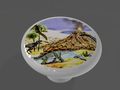 Dinosaur Volcano Decorative High Gloss Ceramic Drawer Knob 