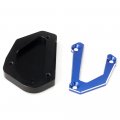 Motorcycle Kickstand Extension Pad Cnc Aluminum Foot Side Stands Support Plate For Suzuki Vstrom650 V-strom 650 Xt Dl650 2004