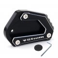 Motorcycle Kickstand Extension Pad Cnc Aluminum Foot Side Stands Support Plate For Suzuki Vstrom650 V-strom 650 Xt Dl650 2004