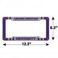 Abilene Christian University Logo License Plate Tag Frame