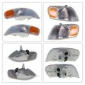 2pcs Turn Signal Lights Park Corner Marker Replacement For Corolla 1998-2000 To2520150 To2521150