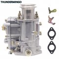 Thundermingo New Carburetor For Weber 40 Dcoe 40mm Twin Choke Carb Part Number 19550 174 Fit With 1975-1992 Vw Water Cooled