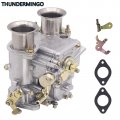 Thundermingo New Carburetor For Weber 40 Dcoe 40mm Twin Choke Carb Part Number 19550 174 Fit With 1975-1992 Vw Water Cooled