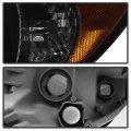 Acanii For Blk Smoke 2006-2009 Toyota 4runner 4-runner Headlights Replacement Headlamps Driver Passenger Side