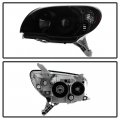 Acanii For Blk Smoke 2006-2009 Toyota 4runner 4-runner Headlights Replacement Headlamps Driver Passenger Side