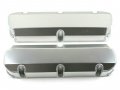 Ford 5 0l 302 Fabricated Tall Aluminum Valve Covers Clear Ano E41342ca 