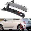 Clear Lens Side Marker Lights Kits Assemblies For 2012-2017 Fiat 500 500c Abarth Cabrio 2-doors Convertible Hatchback Left