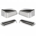 Kuafu Pair Tow Mirror Cover Cap Compatible With 2014-2019 Chevy Chevrolet Silverado Gmc Sierra 1500 2500 3500 Replacement For
