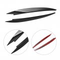 Ysisly Headlight Eye Lid Eyebrow Cover Headlights Eyelids Covers Replacement For Volkswagen Vw Golf 7 Gti Mk7 Black 