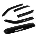 Chrysler 300 Dodge Magnum 4pcs Window Vent Deflector Rain Guard 43 Inches Sun Roof Visor Dark Smoke 
