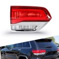 Brake Light Replacement For 2014 2015 2016 2017 2018 2019 2020 Grand Cherokee Flat Tail Left Side W Bulbs 68110047ab