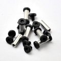Tool Parts 4pairs Hexagon Socket Shank Screw Rivet Chip Cutter Pair Lock Stainless Steel Patch Nail Color Suit 6mm Hole Size2 