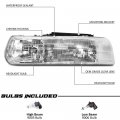 Epic Lighting Oe Style Replacement Headlight For Chevrolet 00-06 Tahoe Suburban 99-02 Silverado Pickup Chevy Truck Gm2502187