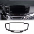 Hirufait Dashboard Navigation Panel Frame For Honda Pilot 2019-2022 Ridgeline 2021-2023 Passport 2019-2023 Abs Material Center