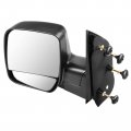 Aintier Driver Side Mirror With Manual Folding Non-heated Compatible 2003-2013 For Ford E-150 E-250 2004-2013 E-350 E-450 Super