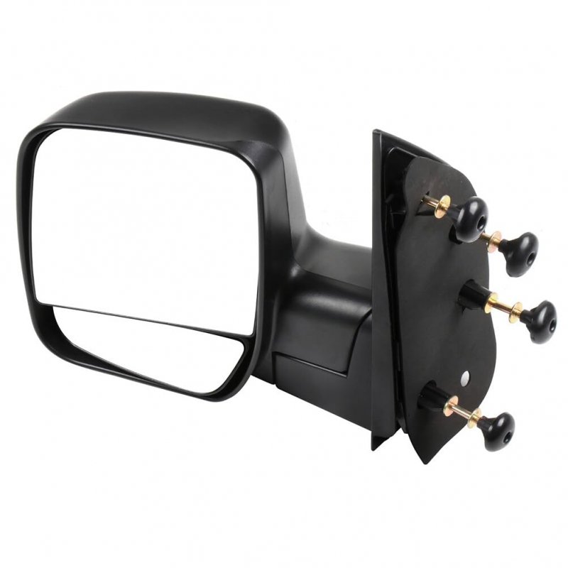 Driver Side Mirror With Manual Folding Non-heated For 2003-2013 Ford E-150 E-250 2004-2013 E-350 E-450 Super Duty