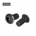 Uxcell M8x16mm Hex Socket Button Head Cap Bolts Screws Alloy Steel 10pcs