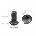 Uxcell M8x16mm Hex Socket Button Head Cap Bolts Screws Alloy Steel 10pcs