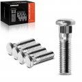 A-premium 5pcs M12-1 50 Wheel Studs Compatible With Honda Cr-v Civic Accord Pilot Odyssey Hr-v Crosstour Acura Rdx Tlx Tsx Tl