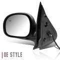 Fo1320201 Factory Style Driver Left Side Mirror Manual Folding Power Adjust Heated Glass Compatible With Ford Expedition 97-02