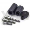 Smt-no Cut Frame Slider Protector Compatible With 2007 2008 Kawasaki Ninja Zx-6r Zx6r Carbon B00ruelhho
