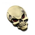 Wakauto 2 Pieces 3d Car Signs Punisher Sticker Automotive Decalss Metal Sticker Repair