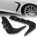 Eparts Real Carbon Fiber 2pcs Side Fender Vent Trim For 2022 2023 2024 Subaru Brz Toyota Gr86 