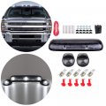 Cab Marker Light 3pcs Clear Top Roof Running Assembly T10 White Bulbs 1 Set Wiring Pack Switch Fit For 2002-2006 Chevy