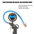 Digital Tire Pressure Gauge Inflator With For Car Auto Motorcycle Bike Truck