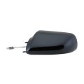 Door Mirror For Pontiac Trans Sport 1990 To 1996 Driver Side Manual Remote Non Heated Foldaway Black Flat Glass Gm1320167 