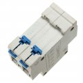 Uxcell 2 Poles 50a Ac400v Low-voltage Miniature Circuit Breaker Din Rail Mount Dz47-63 C50