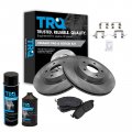 Trq Front Premium Posi Ceramic Brake Pad Rotor Kit W Chemicals For Nissan 