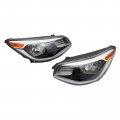2014-2019 Kia Soul Headlights Chrome Housing Projector Headlight Assembly Replacement Headlamps Halogen For Ki2503167 92102 