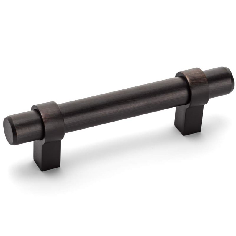 Cosmas 10 Pack 161-3 5orb Oil Rubbed Bronze Contemporary Bar Cabinet Handle Pull 3-1 2 Hole Centers