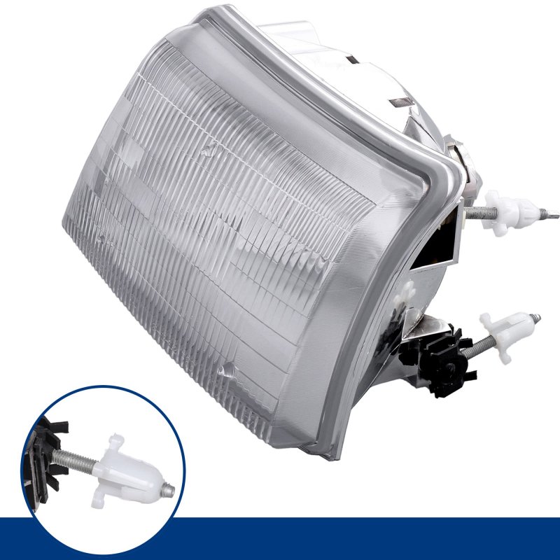 Headlight Assembly For 1998 1999 2000 Ford Ranger Pickup Truck Driver And Passenger Side Pair Clear Lens Halogen Waterproof