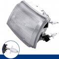 Headlight Assembly For 1998 1999 2000 Ford Ranger Pickup Truck Driver And Passenger Side Pair Clear Lens Halogen Waterproof
