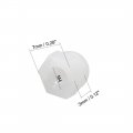 Uxcell Acorn Hex Cap Nuts 10pcs M4 Dome Nylon Hexagon Decorative Nut For Screws Bolts White
