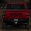 Ram 2019 Up Glow In The Dark Luminescent Oval Billet Aluminum Tow Hitch Cover 2 Official Licensed 3d Logo White Plate Ngv