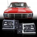 G-plus Led Drl Headlights Compatible With 1992-1996 Bronco Ford F150 F250 F350 Super Duty Headlamps W Corner Signal Driver Side