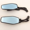 Smt-custom Black Running Mirrors Fire Flame Stem For Cbr 600rr 900rr 929rr954rr 1000rr Kawasaki Ninja Suzuki Gsxr 600 750 1000