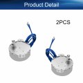 Heyiarbeit 2pcs Synchronous Synchron Motor 50-60hz Ac 110v 30rpm Electric Ccw Tyc-50 4w Horizontal Hole Shaft For Hand-made